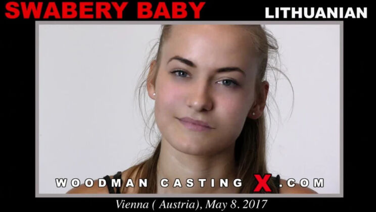 [WoodmanCasting] - Shaved and Skinny Swabery Baby Casting - Swabery Baby