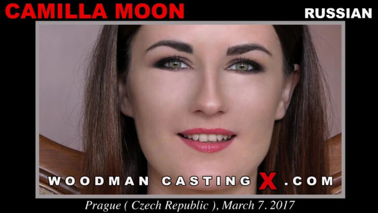 [WoodmanCasting] - Camilla Moon's Spanking Hot Blowjob Session