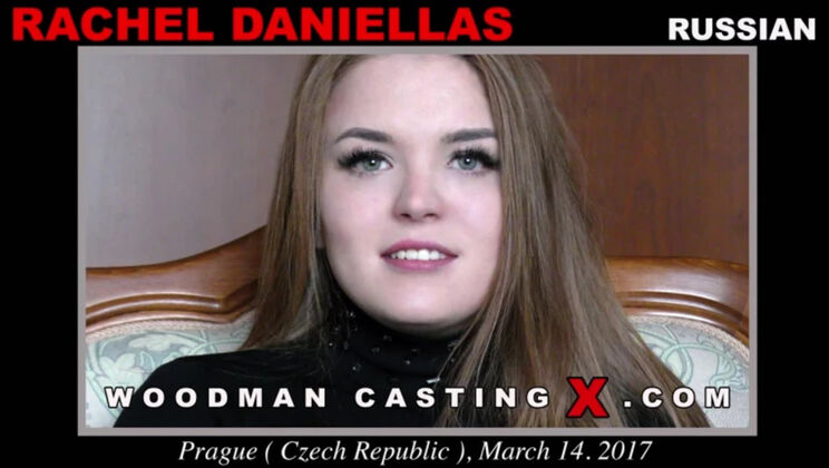[WoodmanCasting] - Brunette Rachel Daniellas Blowjob - Rachel Daniellas