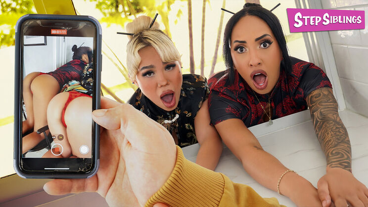 [StepSiblings] - Fucked and Spanked by Stepsister and Stepbrother - Peter Green - Luna Luxe - Kona Jade