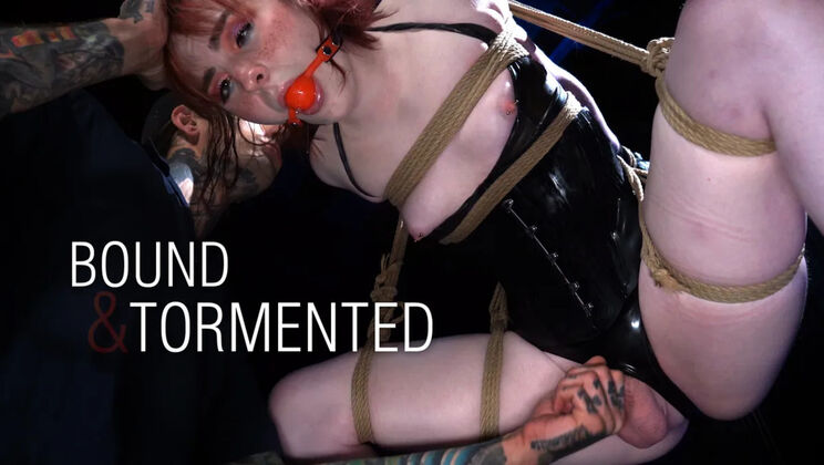 [TSSeduction(Kink)] - Tormented Brunette: Ella Hollywood's Suspension and Flogging - Ruckus - Ella Hollywood