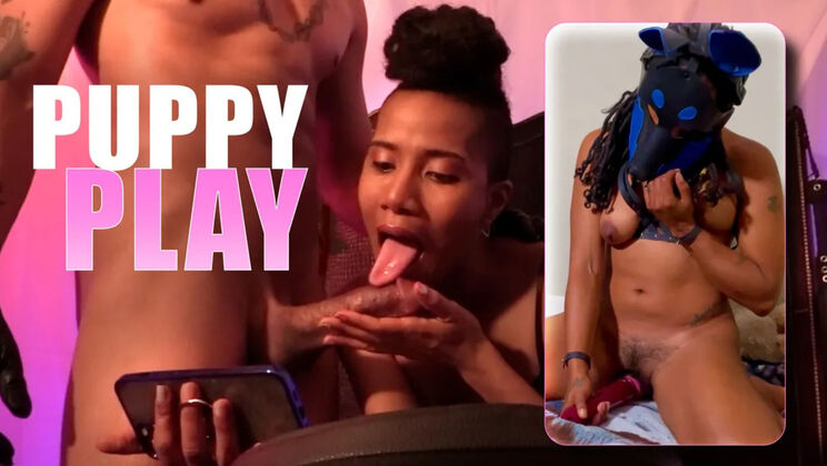 [KinkyBites] - King Noire & Jet Setting Jasmine Watch Halo in Hot Action - Jet Setting Jasmine - King Noire - Halo