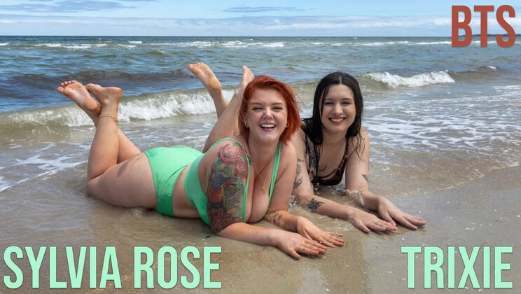 [GirlsOutWest] - Behind the Scenes with Sylvia Rose and Trixie - Beach Fun - Trixie - Sylvia Rose