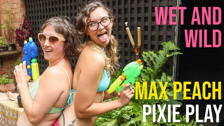 [GirlsOutWest] - Pixie Play And Max Peach: Hairy Lesbian Fun