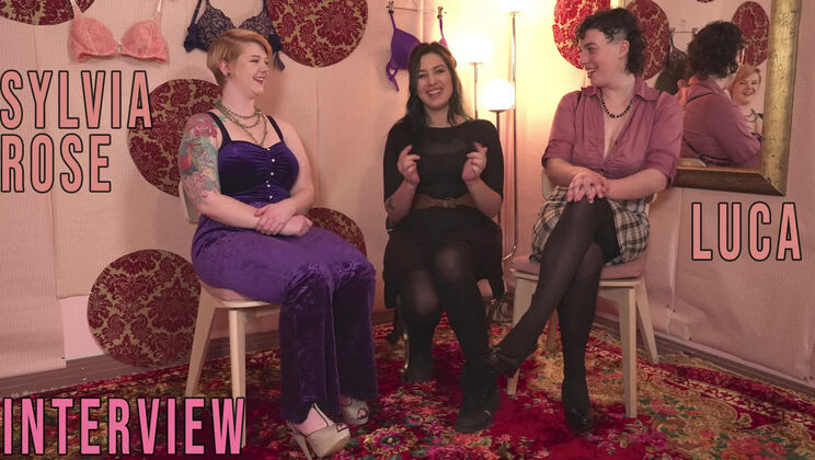 Big Tits Bra Fitting with Luca and Sylvia Rose