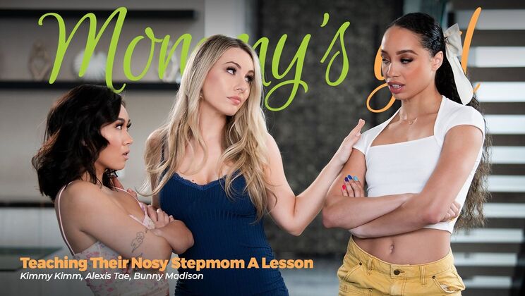 [Girlsway] - Stepping Out of Line: A Lesson for Nosy Stepmom