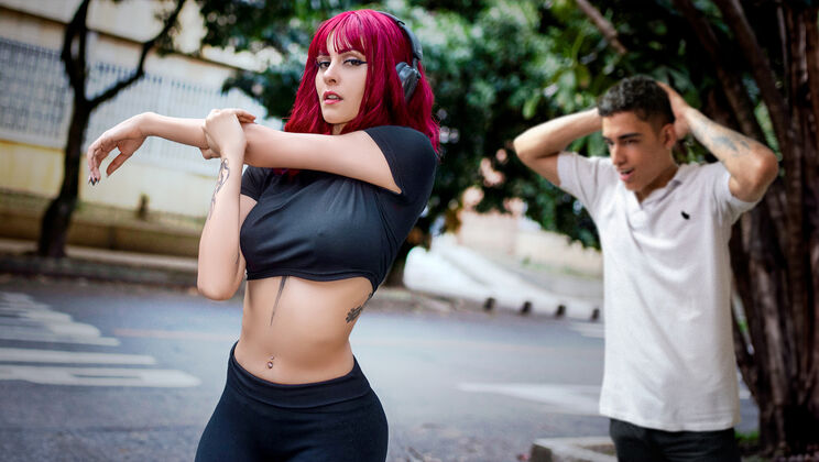 [OYEMIAMI] - Melina Lust Gets Facial from Trainer in Cheating Act - Tommy Verga - Melina Lust