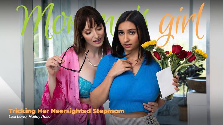 [Girlsway] - Near-Sighted Stepmom Gets a Big Surprise - Lexi Luna - Hailey Rose