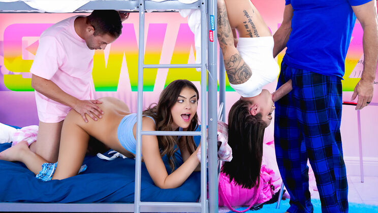 [DaughterSwap] - Fourway College Fuck - Nicky Rebel - Selina Bentz - Peter Fitzwell - Bunny Fae