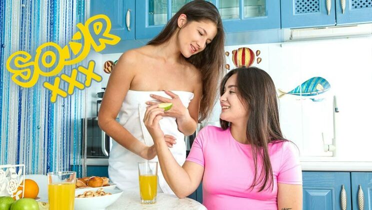 Sweet and Sour Lesbian Licking