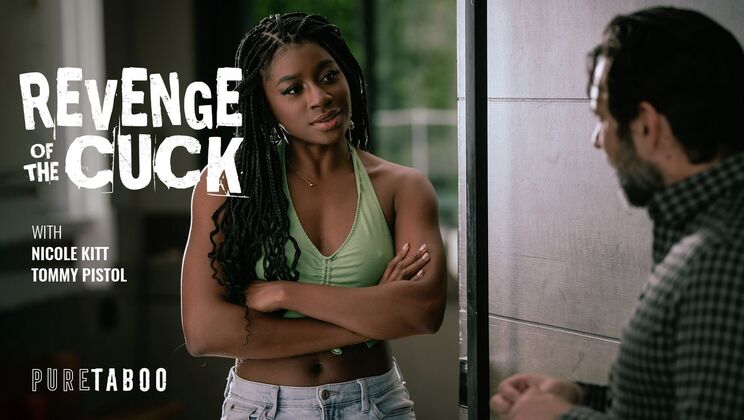 Nicole Kitt Takes Revenge with Deep Throat and Cum on Tits