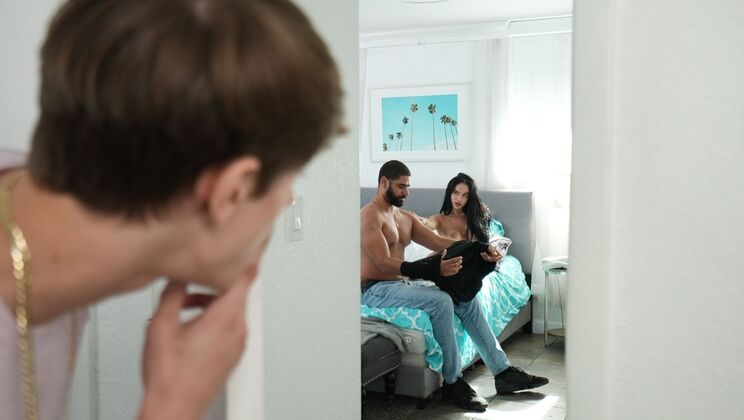 [MyPervyFamily] - Stepson Fucks Victoria June’s Tight Ass - Big Tits and Cumshot