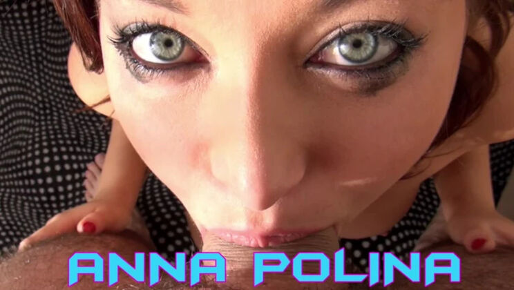 [WakeupnFuck] - Long Hair Brunette Anna Polina Gets DP’d