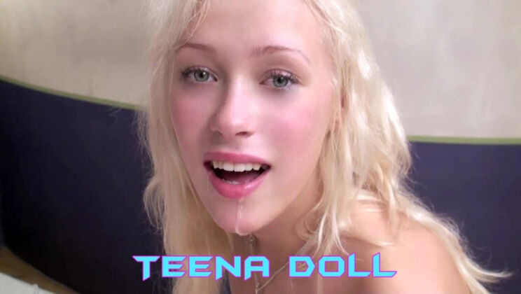 [WakeupnFuck] - Blonde Teena Doll Deepthroats and Takes it Anal - Teena Doll