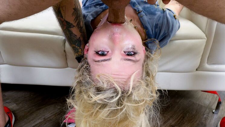 [EvilAngel] - Petite Lilly Bell Dominated with Deepthroat and Cumshot - Lilly Bell - Bryan Gozzling