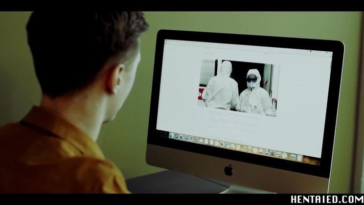 Mr. Alien Dominates Haneen with Creampie and Feet Fetish