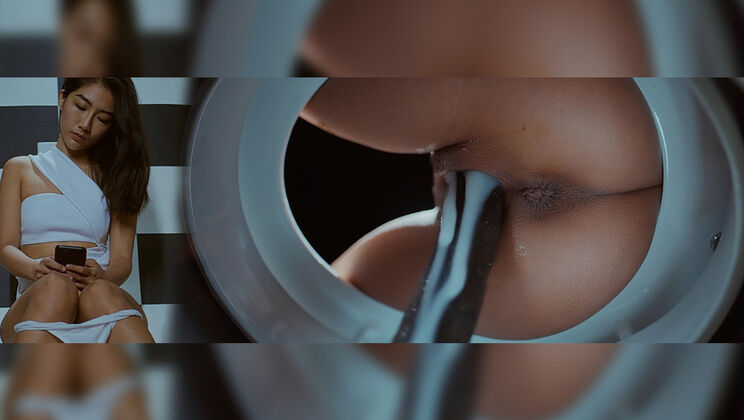 Toilet Fetish Action: Bunny Brownie Edition