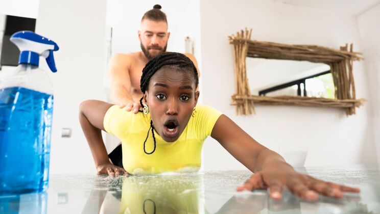 Lexi Luv Maid Gets Facial and Cumshot from Xander Corvus