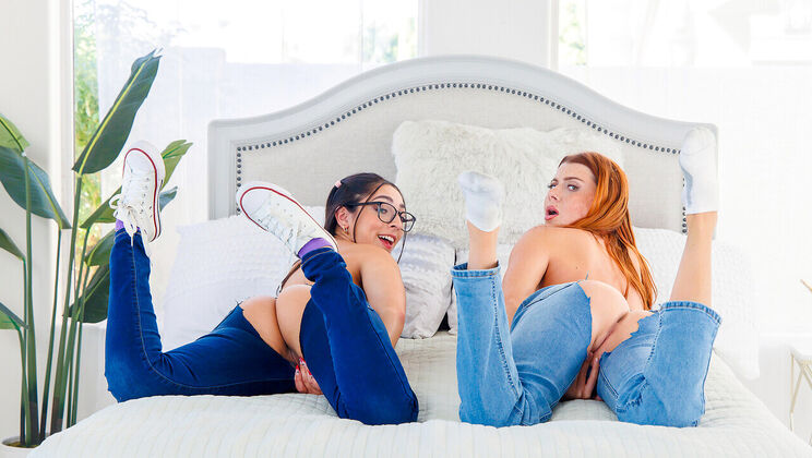 [StepSiblingsCaught] - Stepbro Owes Us - Cowgirl POV with Madison Wilde