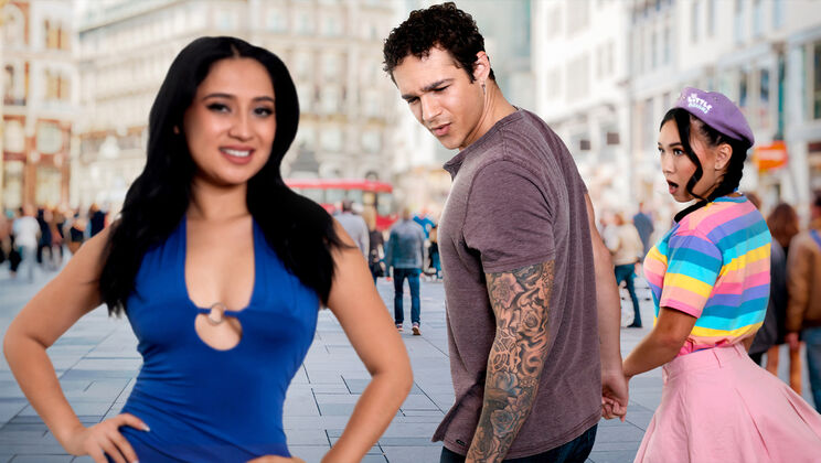 Ophelia Purr Teaches Threesome Fun with Kimmy Kimm and Jayden Marcos - Cum in Mouth Action