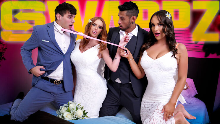 [MomSwap] - I Cheated Before My Wedding with My Stepmom - Taboo Foursome Fun!