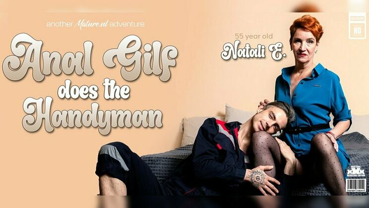 [Mature.nl] - 55-Year-Old Natali E. Enjoys Doggystyle and Cum on Tits - Willy Regal - Natali E.