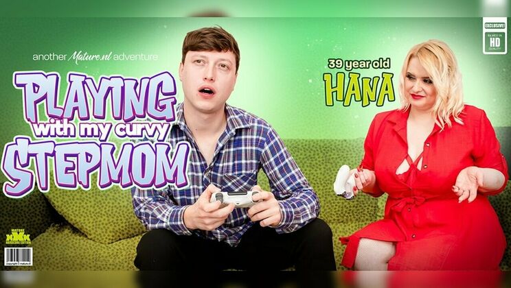 [Mature.nl] - Blonde Stepmom Hanna In Lingerie Fucks Stepson Doggystyle