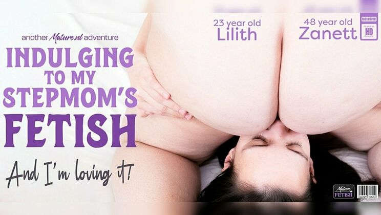 [Mature.nl] - Zanett’s Big Ass and Hairy Pussy Dominate Her Stepdaughter in Lesbian Face Sitting