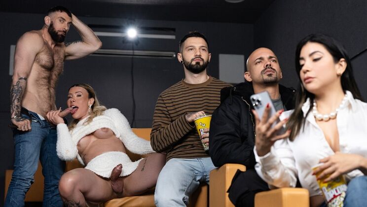 [TransAngels] - Big Tits Babe in Reverse Cowgirl - Scott Carter - Babi Honey