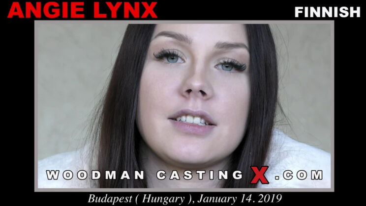 [WoodmanCasting] - Young Angie Lynx in Blowjob and Cumshot - Angie Lynx