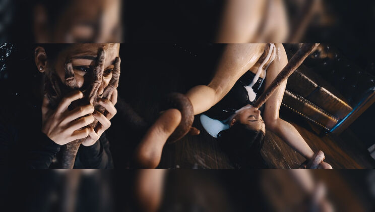 Shelena Gets Creampie in Bondage