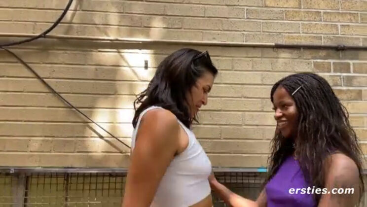 [Ersties] - Public Piercing Play: Ass Licking & Spanking