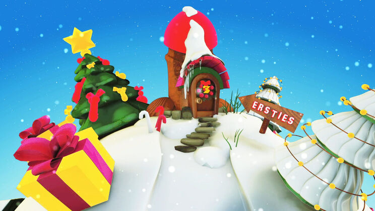 [Ersties] - Laney & Olive: Christmas Advent with Anal Play and Toys