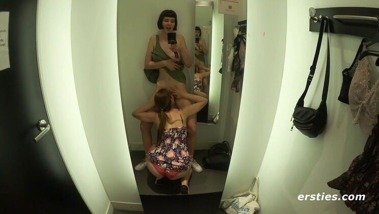 Lesbian Lust in Public with Delfine and Sally