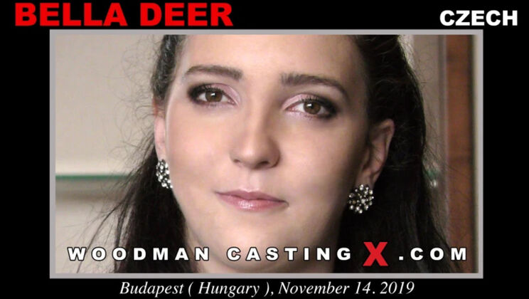 [WoodmanCasting] - Bella Deer First Anal Casting - Rough DP & Cumshot - Bella Deer