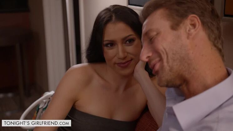 Pornstar in stockings obeys every command