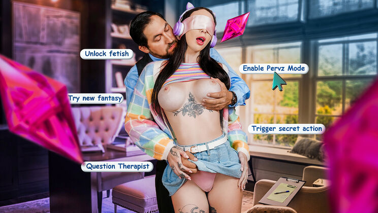 [PervTherapy] - E-Girl Squirts from Dick Play - Therapist Fantasy - Juan Largo - Indica Marie