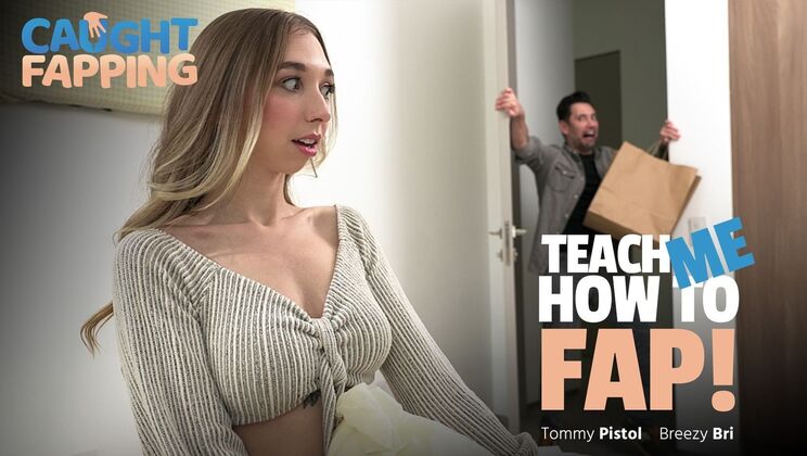 [CaughtFapping] - Tommy Pistol's Blowjob and Deepthroat Lesson! - Tommy Pistol - Breezy Bri