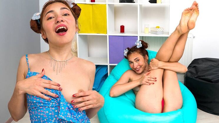 Shaved Teen Angie Elif Plays Herself