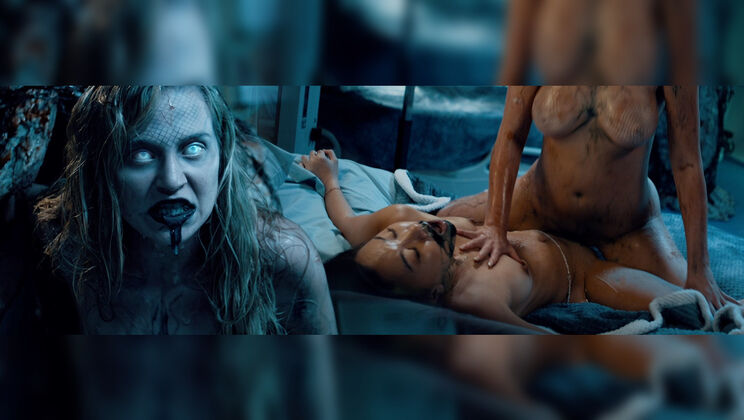 [Parasited] - Asian Lesbian Fetish: Innocent Face Small Tits Scissoring - Blake Blossom - Kimmy Kim