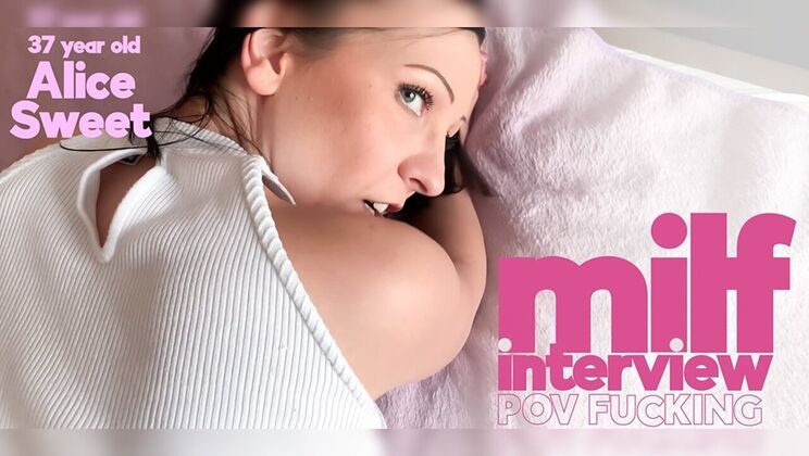 [Mature.nl] - German MILF POV Sex Tape - Alice Sweet Interview Hard Fuck - Jean Pallett - Alice Sweet (EU)