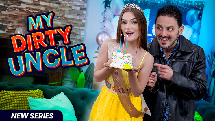 [MyDirtyUncle] - Rough Threesome: Petite Niece in Dress Gets Double Facial - Tony Rubino - Juniper Ren - Tony Marzo