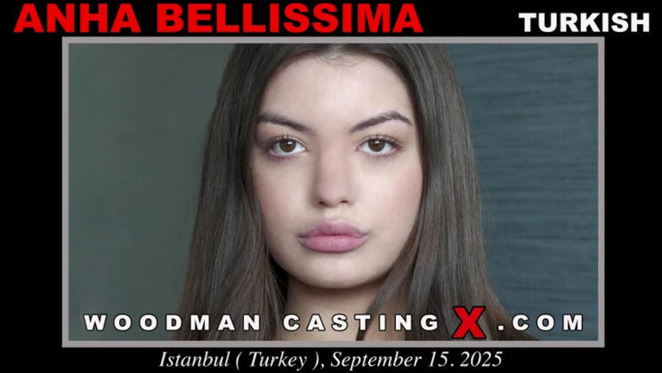 [WoodmanCasting] - 18 Year Old Anha Bellissima Casting - Takes Big Cock in Mouth & Ass