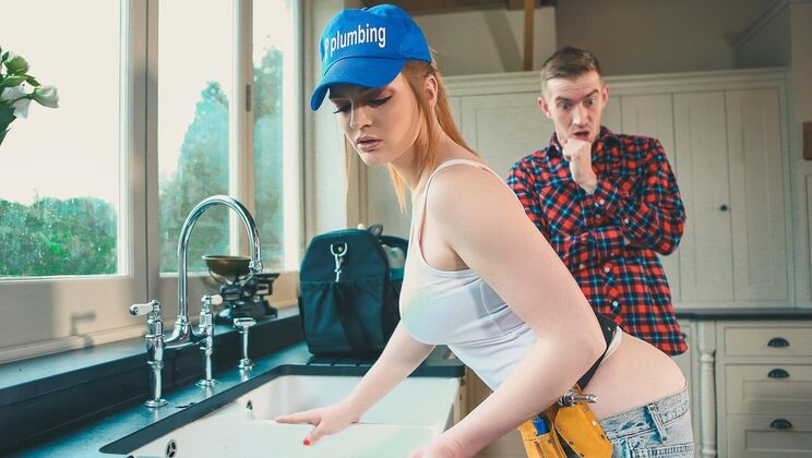 [DigitalPlayground] - Sexy Plumber Fucks Redhead With Hairy Pussy - Danny D - Carly Rae