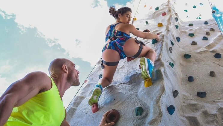 [DigitalPlayground] - Bouldering Booty Shorts Doggystyle Sex - Abella Danger - Johnny Sins