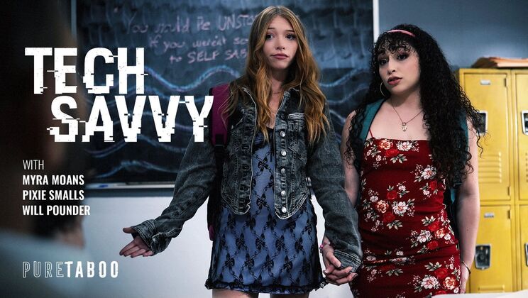 [PureTaboo] - Will Pounder Teaches Tech Savvy Student Myra Moans a Lesson - Will Pounder - Myra Moans - Pixie Smalls