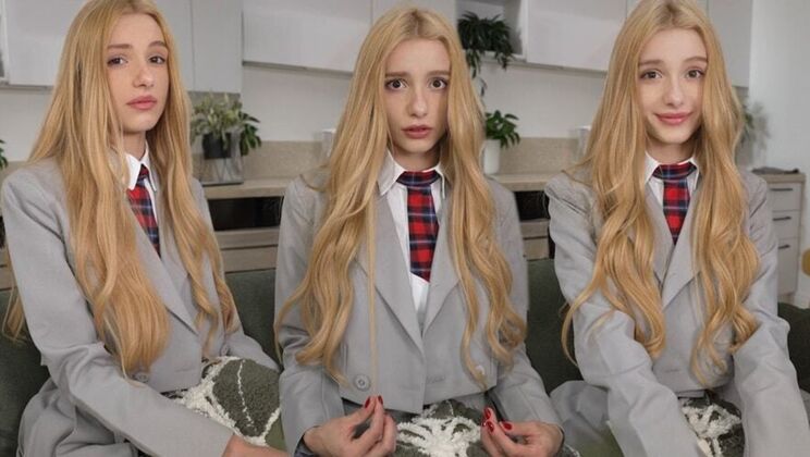 Big Tits Blonde Fucked Rough in Medical Office