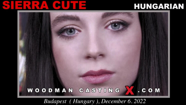 [WoodmanCasting] - Brunette Sierra Cute Casting - Shaved Pussy & Epic DP - Sierra Cute