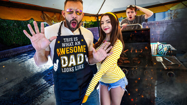 [FamilyStrokes] - Daddy Drains His Cock Down Serena's Throat - Will Pounder - Serena Hill