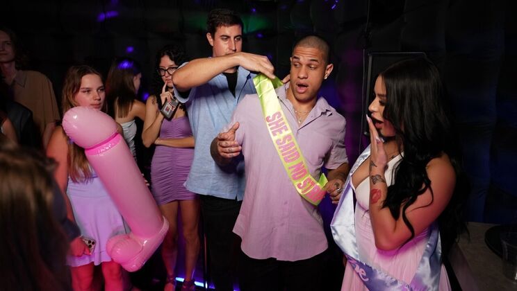 [RKPrime] - Party Girl with Piercing Gets Fucked in High Heels - Mike Ox - Diamond Franco